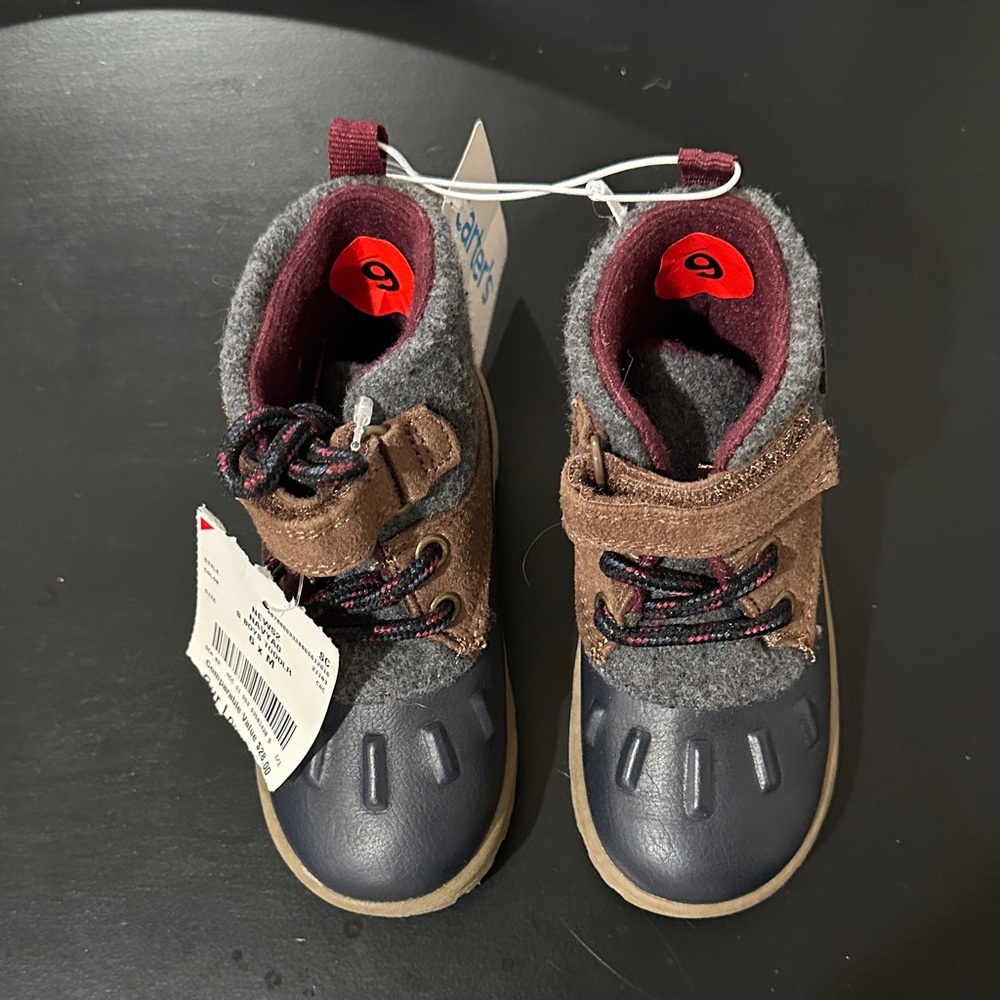 Carter's Kids Boots - Navy and Brown